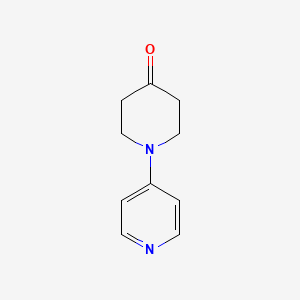 1-Pyridin-4-ylpiperidin-4-one chemical structure (CAS 126832-81-3)