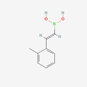 (E)-(2-Methylstyryl)boronic acid chemical structure (CAS 1268631-42-0)