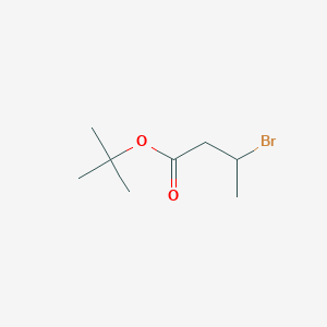 tert-Butyl 3-bromobutanoate chemical structure (CAS 1268837-93-9)