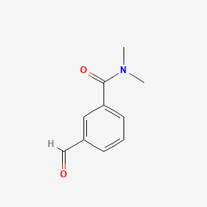 3-Formyl-N,N-dimethylbenzamide chemical structure (CAS 126926-36-1)