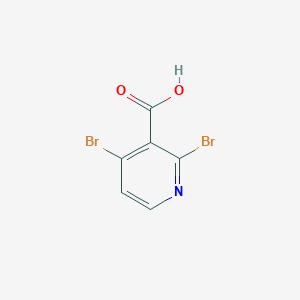 2,4-Dibromonicotinic acid chemical structure (CAS 1269291-41-9)