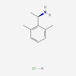 (R)-1-(2,6-Dimethylphenyl)ethanamine hydrochloride chemical structure (CAS 1269437-70-8)