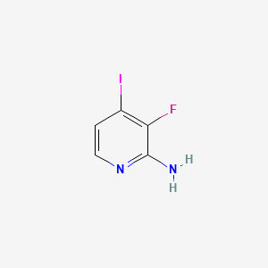 3-Fluoro-4-iodopyridin-2-amine chemical structure (CAS 1269440-67-6)