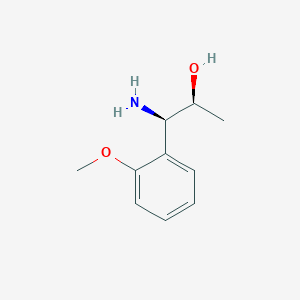 (1R,2S)-1-Amino-1-(2-methoxyphenyl)propan-2-ol chemical structure (CAS 1269810-64-1)