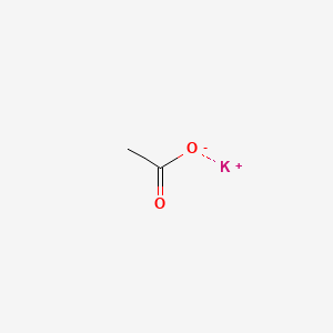 Potassium acetate chemical structure (CAS 127-08-2)