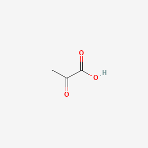 2-Oxopropanoic acid chemical structure (CAS 127-17-3)