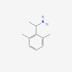 1-(2,6-Dimethylphenyl)ethan-1-amine chemical structure (CAS 1270484-28-0)