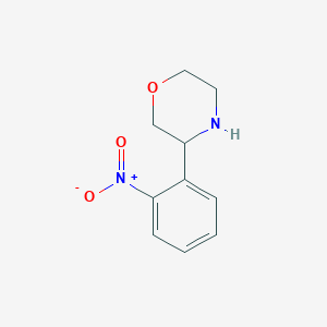 3-(2-Nitrophenyl)morpholine chemical structure (CAS 1270569-53-3)