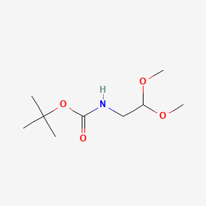 tert-Butyl (2,2-dimethoxyethyl)carbamate chemical structure (CAS 127119-09-9)