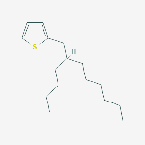 2-(2-Butyloctyl)thiophene chemical structure (CAS 1271438-65-3)