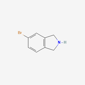 5-Bromoisoindoline chemical structure (CAS 127168-84-7)