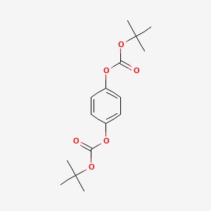 1,4-Phenylene di-tert-butyl bis(carbonate) chemical structure (CAS 127175-62-6)