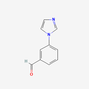 3-(1-Imidazolyl)benzaldehyde chemical structure (CAS 127404-22-2)