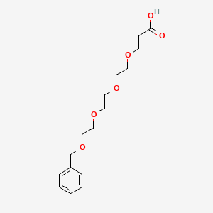 1-Phenyl-2,5,8,11-tetraoxatetradecan-14-oicacid chemical structure (CAS 127457-64-1)
