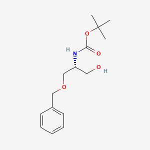 Boc-D-Serinol(Bzl) chemical structure (CAS 127559-33-5)