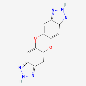 1,7-Dihydrodibenzo[b,e][1,4]dioxino[2,3-d:7,8-d']bis([1,2,3]triazole) chemical structure (CAS 1276042-43-3)