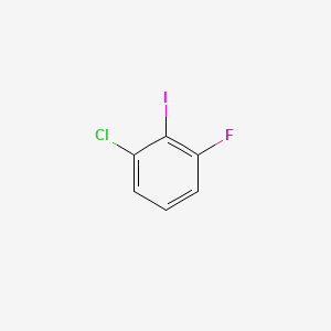 1-Chloro-3-fluoro-2-iodobenzene chemical structure (CAS 127654-70-0)