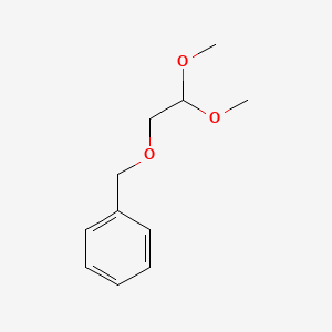 Benzyloxyacetaldehyde dimethyl acetal chemical structure (CAS 127657-97-0)