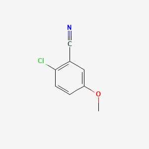 2-Chloro-5-methoxybenzonitrile chemical structure (CAS 127667-00-9)