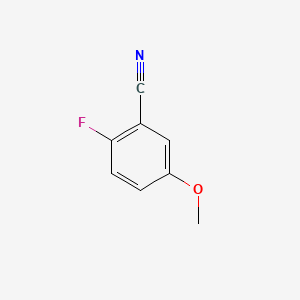 2-Fluoro-5-methoxybenzonitrile chemical structure (CAS 127667-01-0)