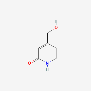 4-(Hydroxymethyl)pyridin-2(1H)-one chemical structure (CAS 127838-58-8)