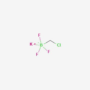 Potassium (chloromethyl)trifluoroborate chemical structure (CAS 1279123-64-6)