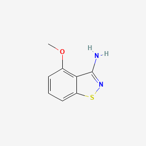 4-Methoxybenzo[d]isothiazol-3-amine chemical structure (CAS 127952-01-6)