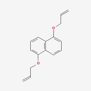 1,5-Bis(allyloxy)naphthalene chemical structure (CAS 127952-72-1)