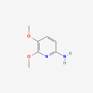 5,6-Dimethoxypyridin-2-amine chemical structure (CAS 127980-46-5)