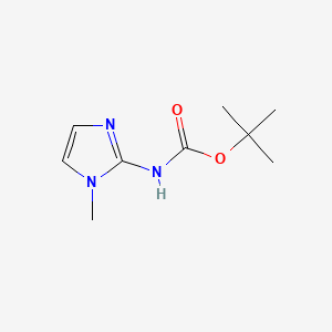tert-Butyl (1-methyl-1H-imidazol-2-yl)carbamate chemical structure (CAS 1279822-69-3)