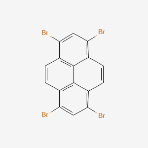 1,3,6,8-Tetrabromopyrene chemical structure (CAS 128-63-2)