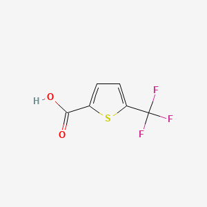 5-(Trifluoromethyl)thiophene-2-carboxylic acid chemical structure (CAS 128009-32-5)