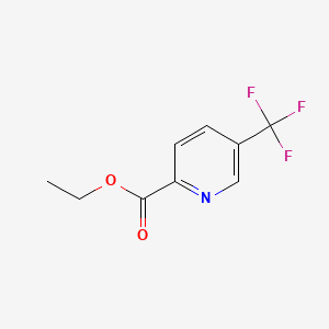 Ethyl 5-(trifluoromethyl)-2-pyridinecarboxylate chemical structure (CAS 128072-94-6)