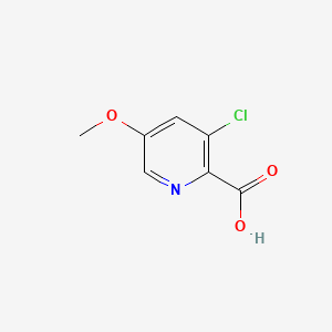 3-Chloro-5-methoxypicolinic acid chemical structure (CAS 128073-09-6)