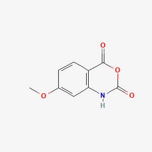 7-Methoxy-1H-benzo[d][1,3]oxazine-2,4-dione chemical structure (CAS 128076-63-1)