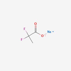 Sodium 2,2-difluoropropionate chemical structure (CAS 1281943-34-7)