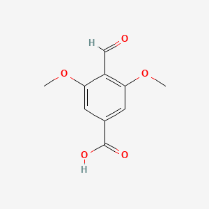 4-Formyl-3,5-dimethoxybenzoic acid chemical structure (CAS 1282549-15-8)