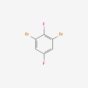 1,3-Dibromo-2,5-difluorobenzene chemical structure (CAS 128259-68-7)