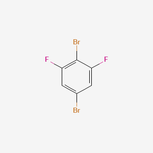 2,5-Dibromo-1,3-difluorobenzene chemical structure (CAS 128259-71-2)