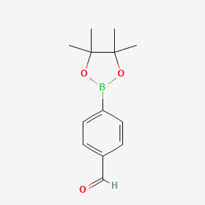 4-(4,4,5,5-Tetramethyl-1,3,2-dioxaborolan-2-yl)benzaldehyde chemical structure (CAS 128376-64-7)