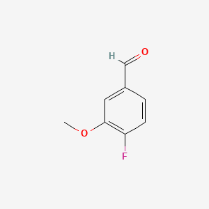 4-Fluoro-3-methoxybenzaldehyde chemical structure (CAS 128495-46-5)