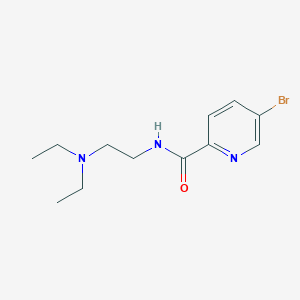 5-Bromo-N-(2-(diethylamino)ethyl)picolinamide chemical structure (CAS 1285446-04-9)