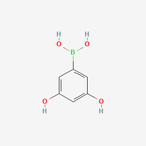 (3,5-Dihydroxyphenyl)boronic acid chemical structure (CAS 1285507-23-4)