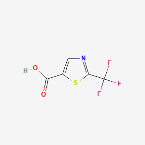 2-(Trifluoromethyl)thiazole-5-carboxylic acid chemical structure (CAS 1286734-84-6)