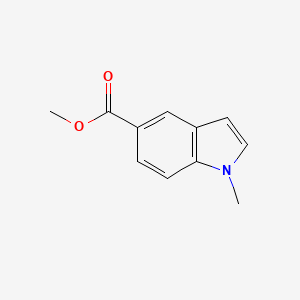 Methyl 1-methyl-1H-indole-5-carboxylate chemical structure (CAS 128742-76-7)