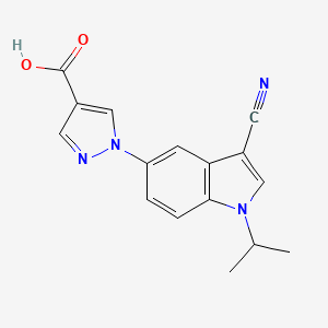 Tigulixostat chemical structure (CAS 1287766-55-5)