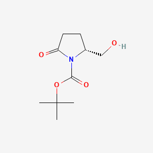 Boc-D-Pyroglutaminol chemical structure (CAS 128811-37-0)