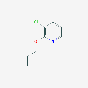 3-Chloro-2-propoxypyridine chemical structure (CAS 1289045-77-7)
