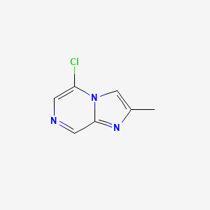 5-Chloro-2-methylimidazo[1,2-a]pyrazine chemical structure (CAS 1289082-44-5)