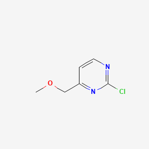 2-Chloro-4-(methoxymethyl)pyrimidine chemical structure (CAS 1289387-30-9)